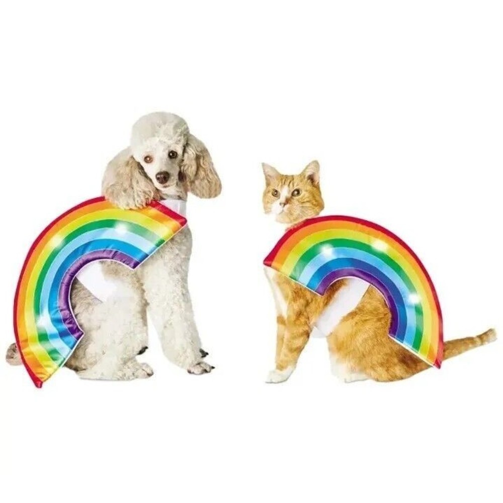 Hyde‎ and EEK! Boutique LED Rainbow Soft Brights Dog and Cat Costume, XS